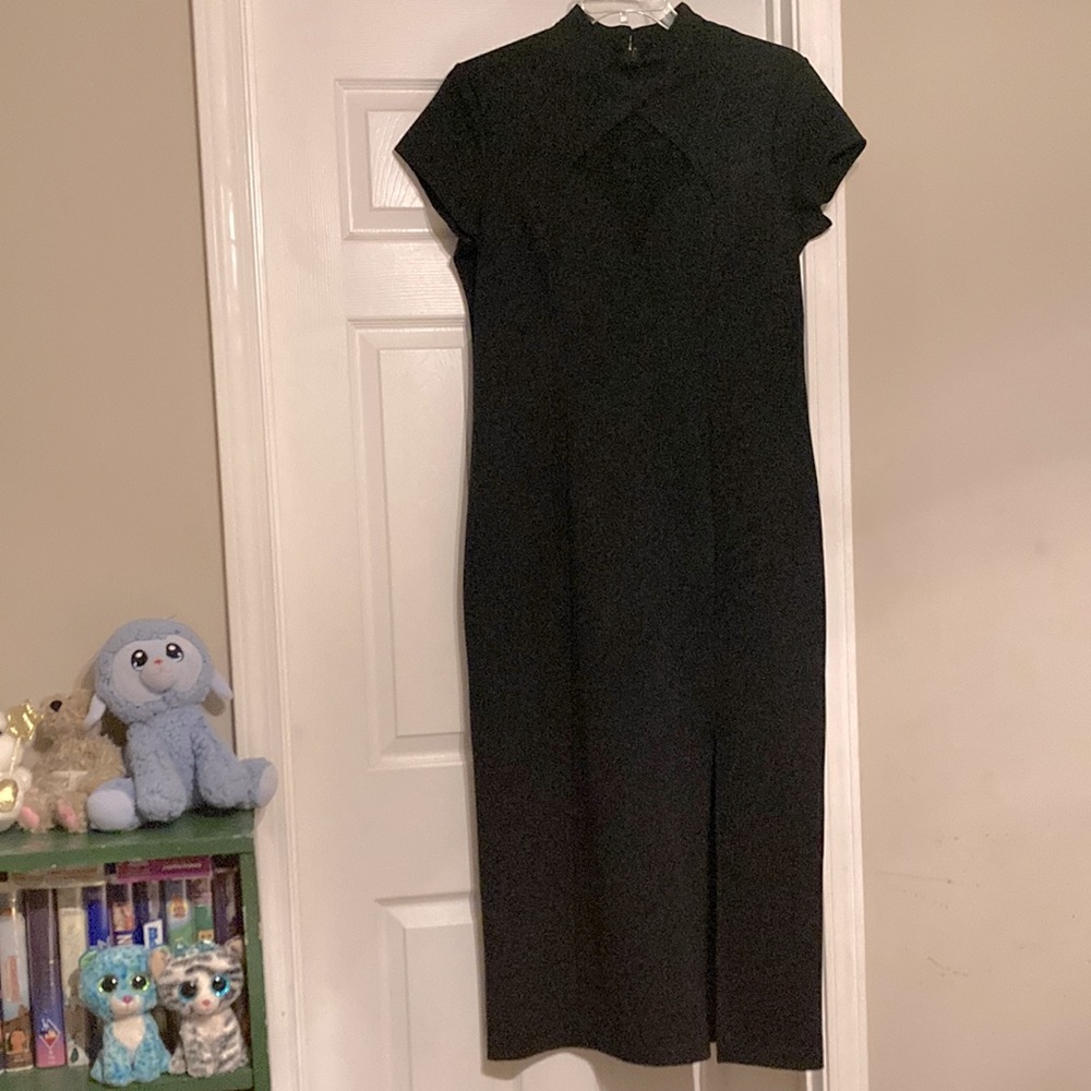 Styleworks Black Maxi Dress